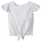 Girls 4-12 Sonoma Goods For Life&trade; Tie-front Top, Girl's, Size: 6, White