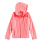 Girls 7-16 & Plus Size So&reg; Hooded Sherpa Zip-up Jacket, Size: 20 1/2, Pink