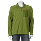 Men's Caribbean Joe Classic-fit Quarter-zip Pullover, Size: Large, Green Oth