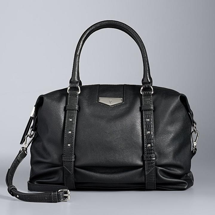 Simply Vera Vera Wang Palermo Shopper, Women's, Grey