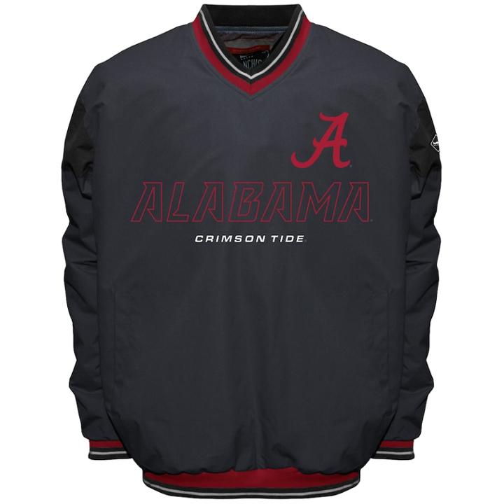 Men's Alabama Crimson Tide Rush Windshell Top, Size: 3xl, Grey