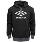 Men's Umbro Logo Hoodie, Size: Xxl, Black