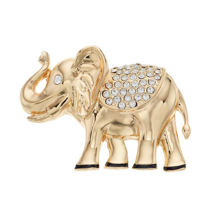 Dana Buchman Elephant Pin, Women's, Gold