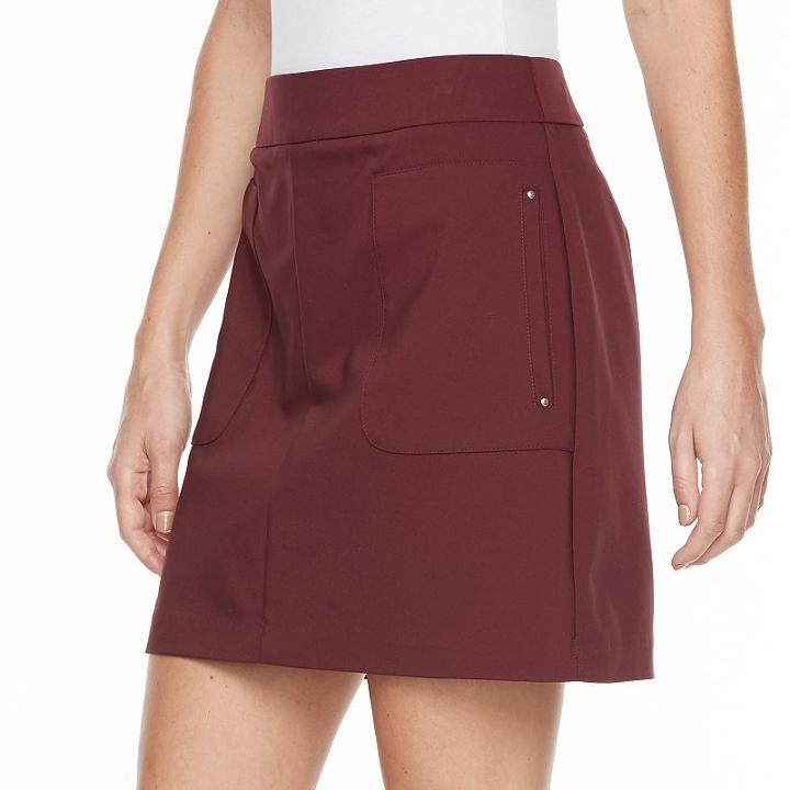 Women's Apt. 9&reg; Torie Mini Skirt, Size: 14, Red