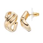 Napier Openwork Swirl Nickel Free Drop Earrings, Women's, Gold