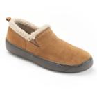 Hideaways By L.b. Evans Roderic Suede Men's Slippers, Size: 12 Wide, Beig/green (beig/khaki)