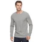 Men's Apt. 9&reg; Premier Flex Modern-fit Stretch Tee, Size: Xl, Med Grey