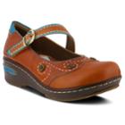 L'artiste By Spring Step Sugarcane Women's Mary Jane Clogs, Size: 42, Beige