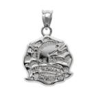 Insignia Collection Sterling Silver St. Florian Pendant, Women's, Multicolor