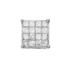14k White Gold 1/2 Carat T.w. Diamond Stud - Single Earring, Men's