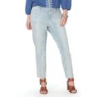 Plus Size Chaps Straight-leg Capri Jeans, Women's, Size: 22 W, Blue