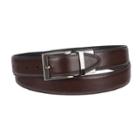 Big & Tall Croft & Barrow&reg; Double-stitched Feather-edge Belt, Men's, Size: 46/48, Grey Other