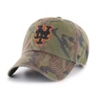 Men's '47 Brand New York Mets Sector Clean Up Hat, Brown