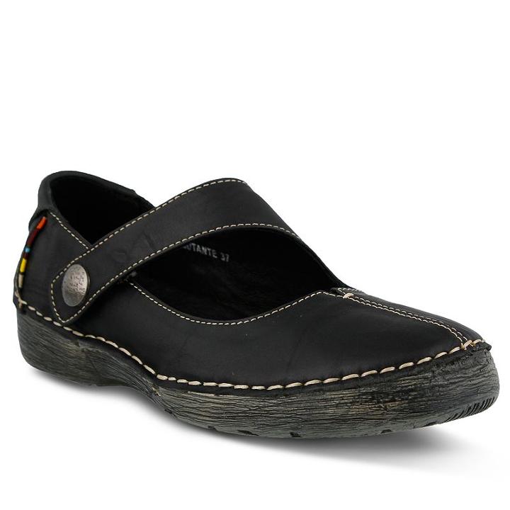 Spring Step Debutante Women's Mary Jane Shoes, Size: 37, Black