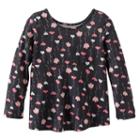 Girls 4-10 Jumping Beans&reg; Print Pieced Long-sleeve Tunic, Size: 10, Grey