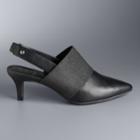 Simply Vera Vera Wang Cockatoo Women's Slingback Mules, Size: 5.5 Med, Black