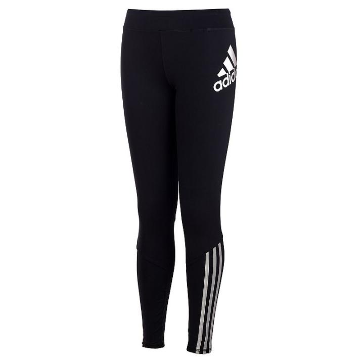 Girls 7-16 Adidas Climalite Super Star Leggings, Size: Medium, Black