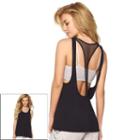 Women's Jezebel Weekend Warrior Cutout Racerback Tank Top, Size: Large, Oxford
