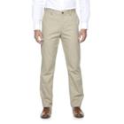 Men's Croft & Barrow&reg; Classic-fit Essential Khaki Flat-front Pants, Size: 32x30, Med Beige