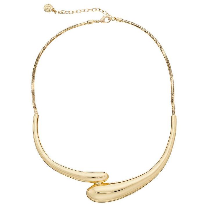 Dana Buchman Asymmetrical Tube Necklace, Women's, Gold