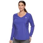 Plus Size Fila Sport&reg; Essential V-neck Tee, Women's, Size: 1xl, Med Purple