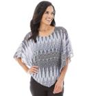 Women's Ab Studio V-neck Popover Top, Size: Medium, Ovrfl Oth