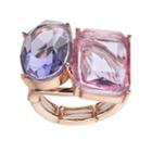 Jennifer Lopez Oval & Rectangle Stretch Ring, Women's, Size: 7, Purple Oth
