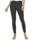 Women's Sonoma Goods For Life&trade; Jersey Leggings, Size: L Long, Dark Grey