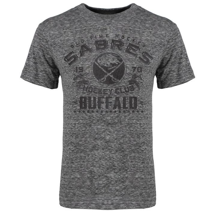 Men's Old Time Hockey Buffalo Sabres Granite Tee, Size: Medium, Grey