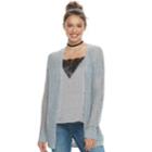 Juniors' Mudd&reg; Lace-up Back Pointelle Cardigan, Teens, Size: Xl, Med Blue