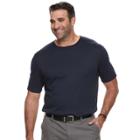 Big & Tall Croft & Barrow&reg; Classic-fit Easy-care Crewneck Tee, Men's, Size: L Tall, Blue