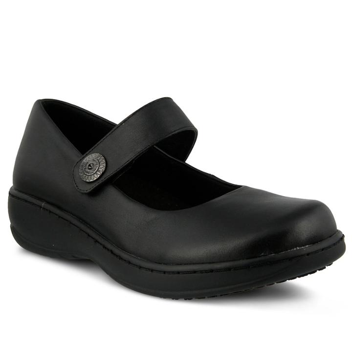 Spring Step Wisteria Women's Mary Jane Shoes, Size: Medium (6), Black
