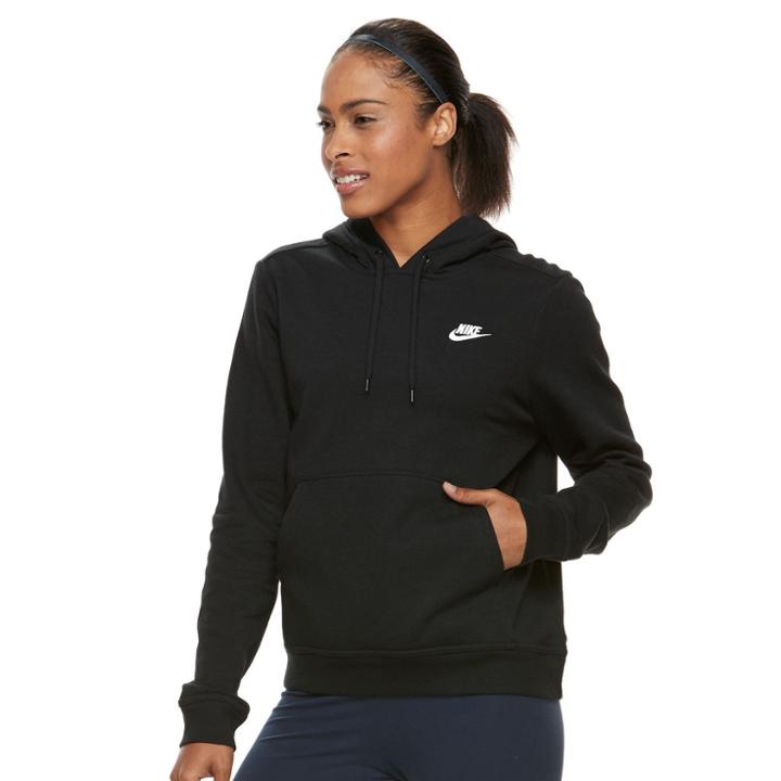 Women's Nike Pullover Fleece Hoodie, Size: Xs, Grey (charcoal)