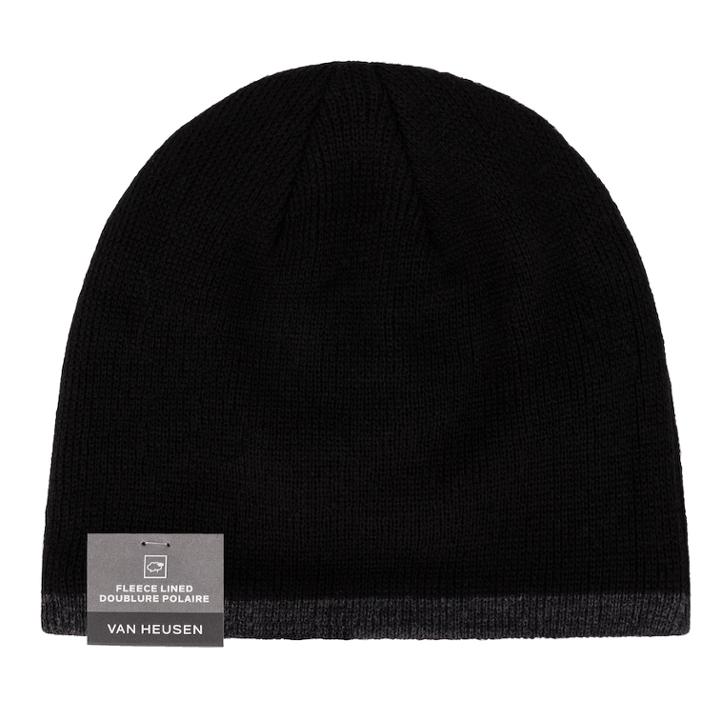 Men's Van Heusen Fleece-lined Beanie, Black