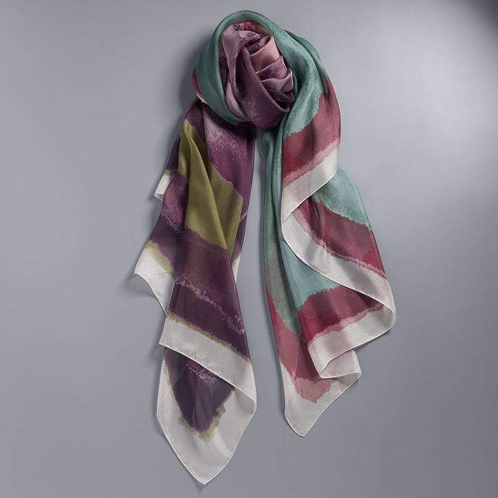 Simply Vera Vera Wang Atlantic Tide Sheer Wrap Scarf, Women's, Green Oth
