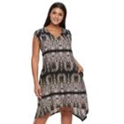 Plus Size World Unity Scroll Crochet-back Dress, Women's, Size: 2xl, Black