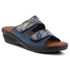 Flexus By Spring Step Kina Women's Slide Sandals, Size: 41, Blue