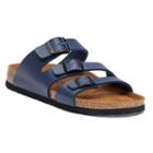 Betula Leo Women's Footbed Sandals, Size: Medium (8), Blue (navy)