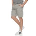 Men's Urban Pipeline&reg; Maxflex Stretch Twill Flat Front Shorts, Size: 33, Dark Grey