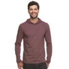 Men's Apt. 9&reg; Marled Hooded Tee, Size: Xxl, Purple