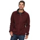 Men's Zeroxposur Beamer Sweater Fleece Jacket, Size: Xxl, Dark Red