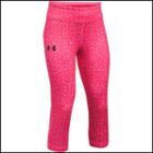 Girls 7-16 Under Armour Heatgear Printed Capri Leggings, Size: Small, Ovrfl Oth