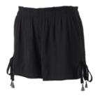 Women's Juicy Couture Tie-accent Soft Shorts, Size: Xs, Black