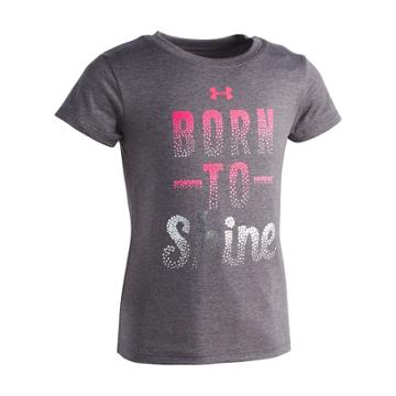 Toddler Girl Under Armour Born To Shine Graphic Tee, Size: 4t, Oxford