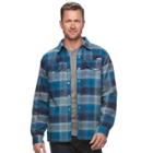 Men's Columbia Fireside Flame Ii Plaid Shirt Jacket, Size: Large, Blue Other