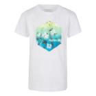Boys 4-7 Hurley Watercolor Floral Graphic Tee, Size: 6, White
