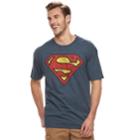 Big & Tall Superman Shield Logo Graphic Tee, Men's, Size: L Tall, Blue (navy)