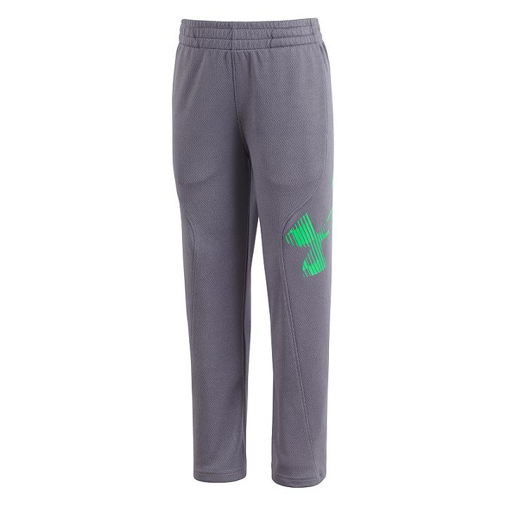 Boys 4-7 Under Armour Big Logo Pants, Size: 7, Med Brown