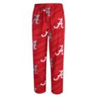 Men's Concepts Sport Alabama Crimson Tide Grandstand Fleece Pants, Size: Xl, Red