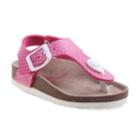 Rugged Bear Polka Dot Toddler Girls' Sandals, Size: 11, Pink